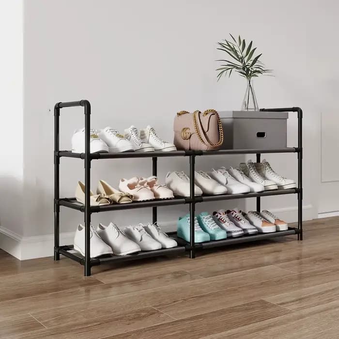 Étagère à chaussures à 3 niveaux
