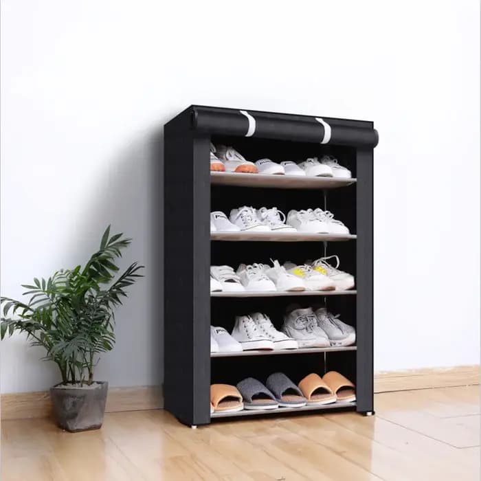 Étagère à chaussures simple avec rangement anti-poussière