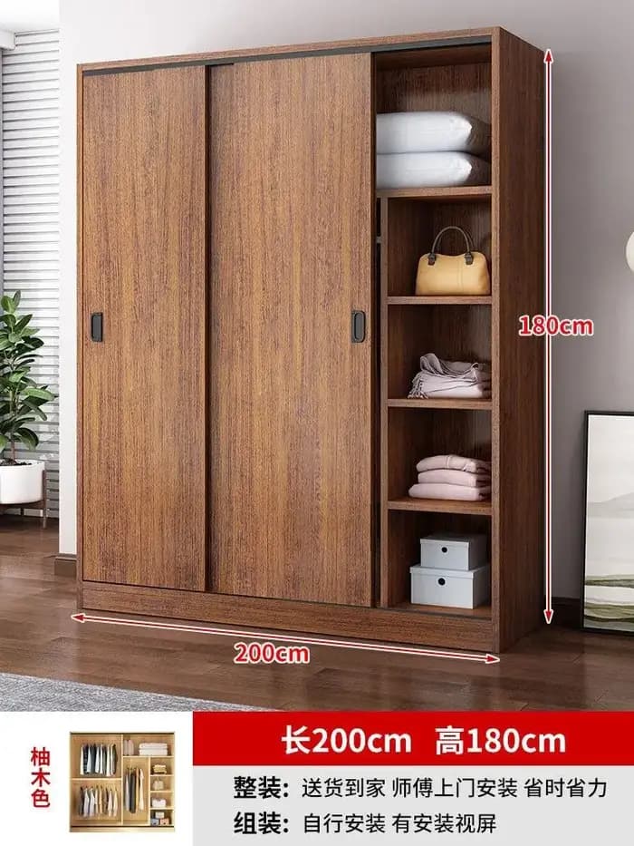 Armoires de rangement de luxe avec portes étagées