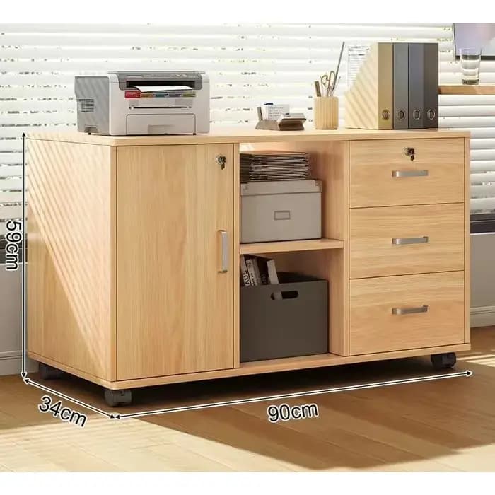 Armoire à dossiers amovible avec serrure