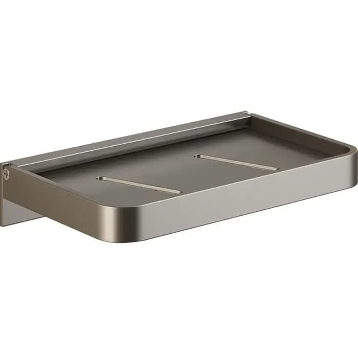 Étagère de salle de bain pliable sans perforation