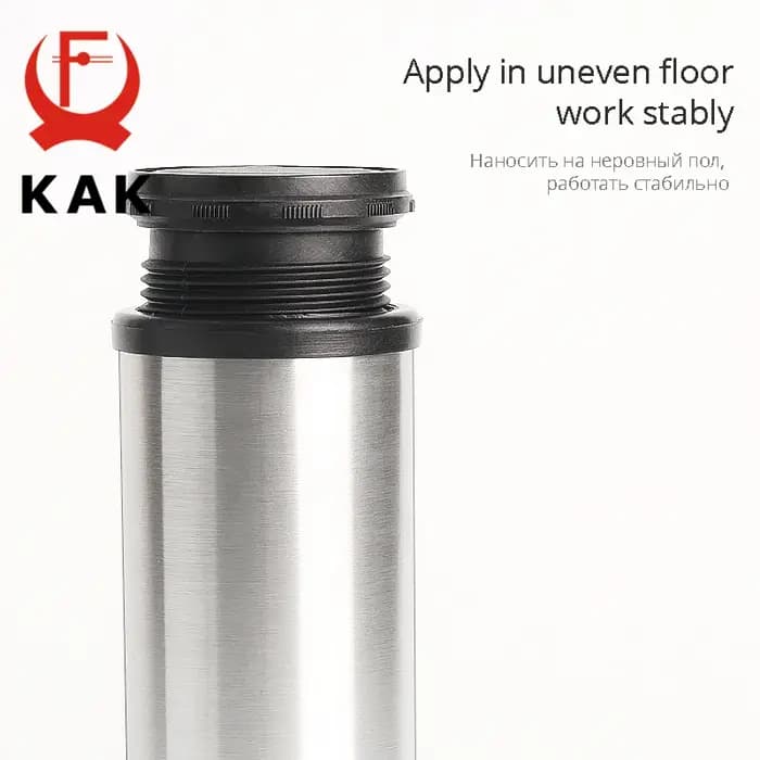 KAK pied de meuble en acier inoxydable pieds de Table réglables