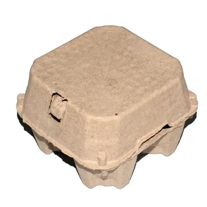 Lot de boîtes de rangement en papier kraft pour œufs
