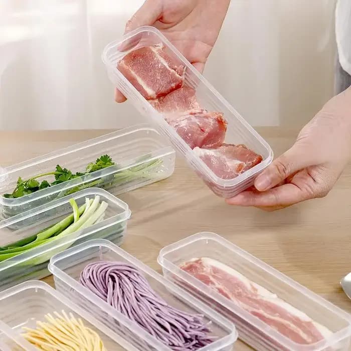 Boîte à nouilles fraîches en plastique