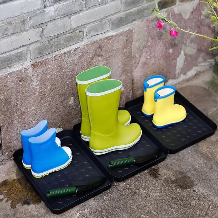 1/2 pièces Plateau de rangement robuste pour chaussures de voiture