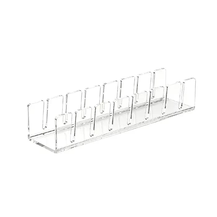 Support de rangement pour casquettes en acrylique avec fentes