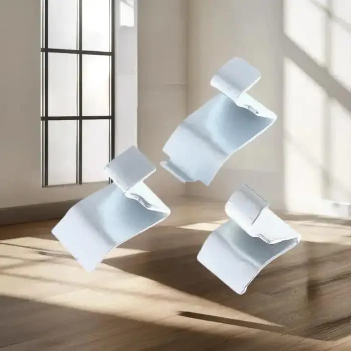 Ensemble de 10 clips d'étagère, support métallique robuste pour étagères d'armoires, supports de classeurs réglables
