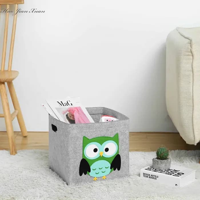 Cube pliant jouets boîte de rangement enfants