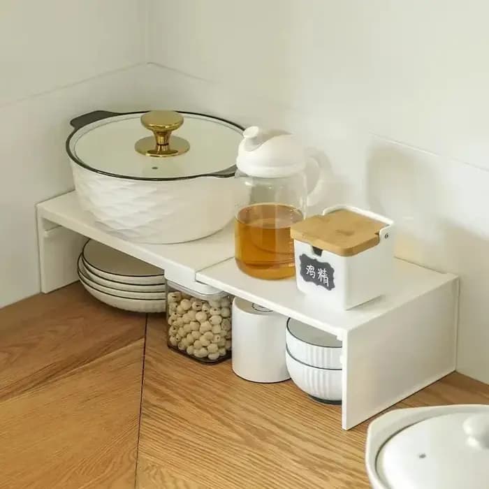1/2 pièces cuisine extensible armoire étagère placard séparé support de rangement comptoir organisateur épices