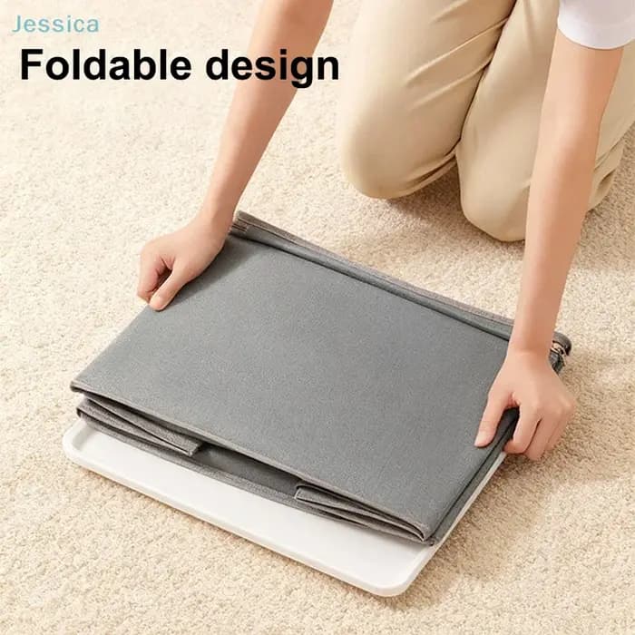♥ Boîte de rangement de chaussures pliable en tissu avec compartiments