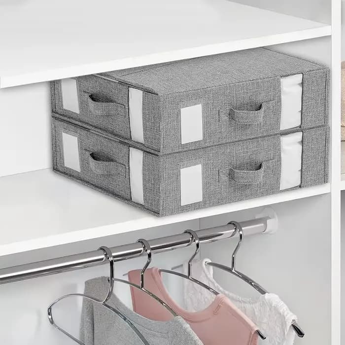 Boîte de Rangement pour Drap de Lit avec Poignée