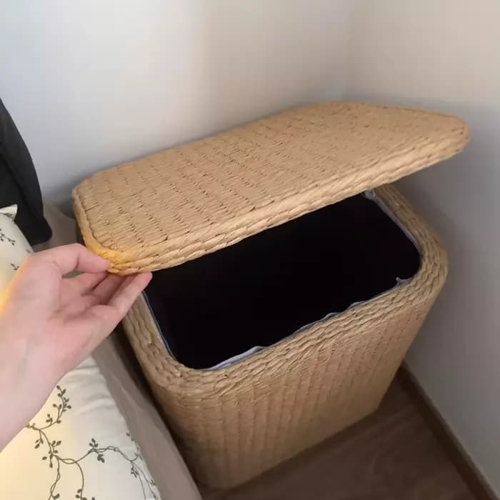 Petite armoire de chevet Simple en rotin