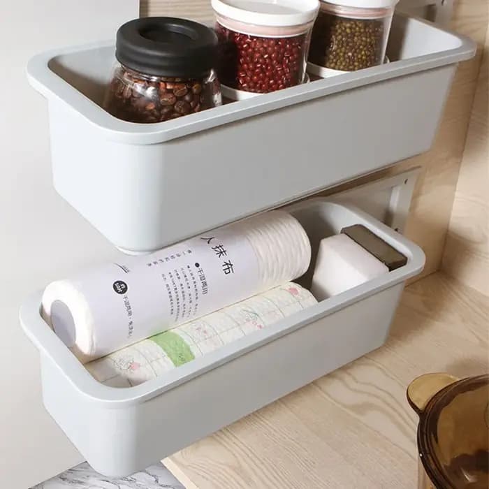Évier de cuisine armoire support de rangement maison bouteille d'épices