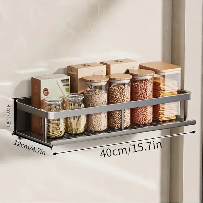 Étagère de douche murale sans perçage avec crochet amovible