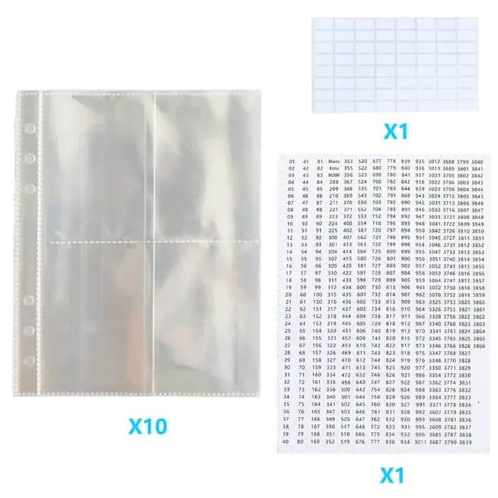 Livre de rangement pour peinture diamant A5, conteneur Album de perles, pochettes auto-scellantes, o