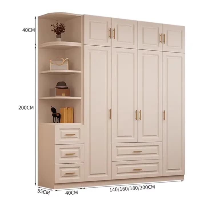 Armoire De rangement en bois massif