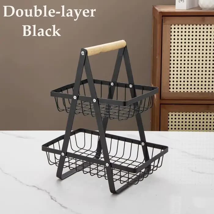 Panier de rangement multifonctionnel, étagère de bureau, support de stockage de collations et de fru
