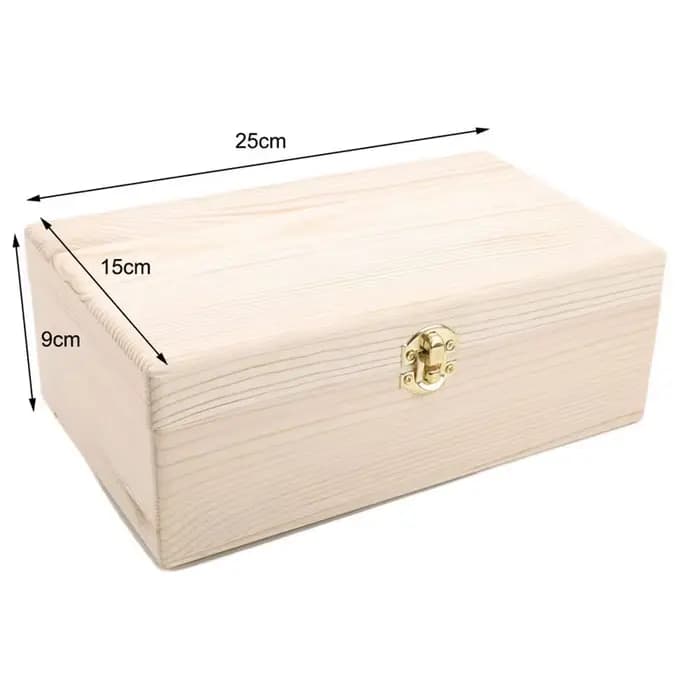 Boîte de rangement en bois