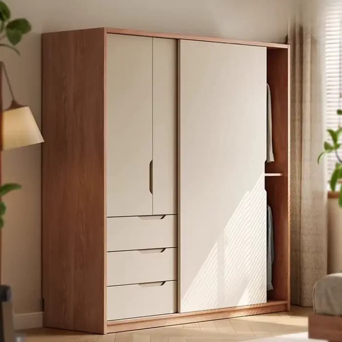 Armoire en bois pour chambre à coucher