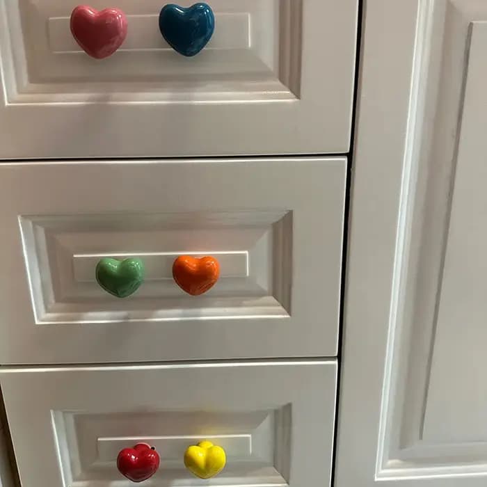 Boutons et poignées d'armoire en céramique