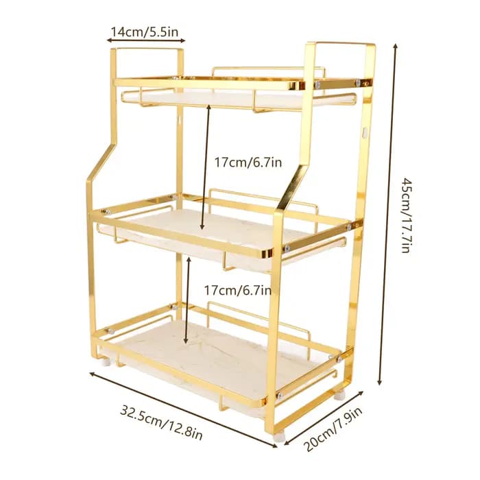 Étagère de rangement murale pour salle de bain