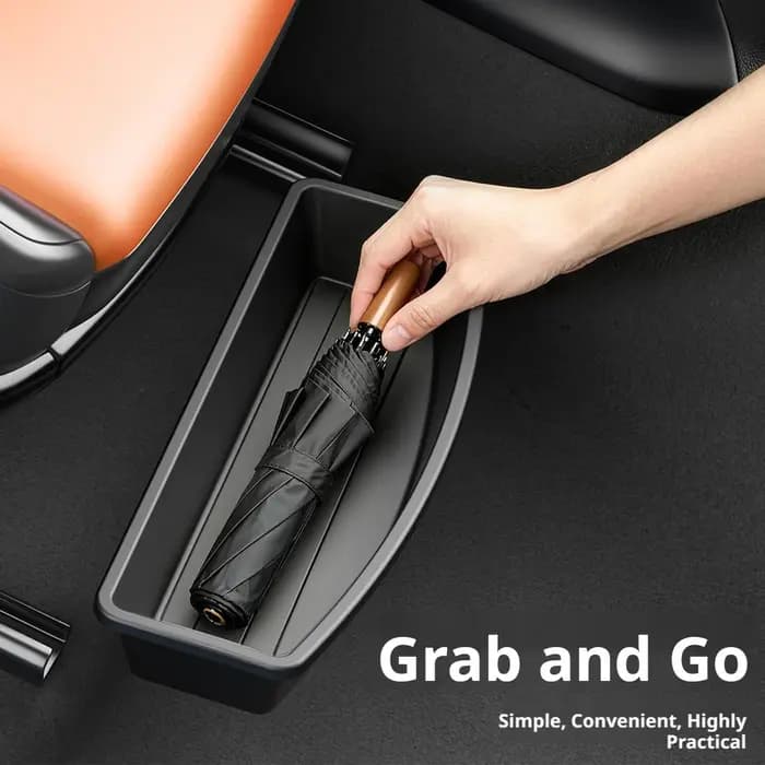SEAMETAL – boîte de rangement universelle sous le siège de voiture, boîte de rangement amovible, étui pour gadgets, accessoires universels