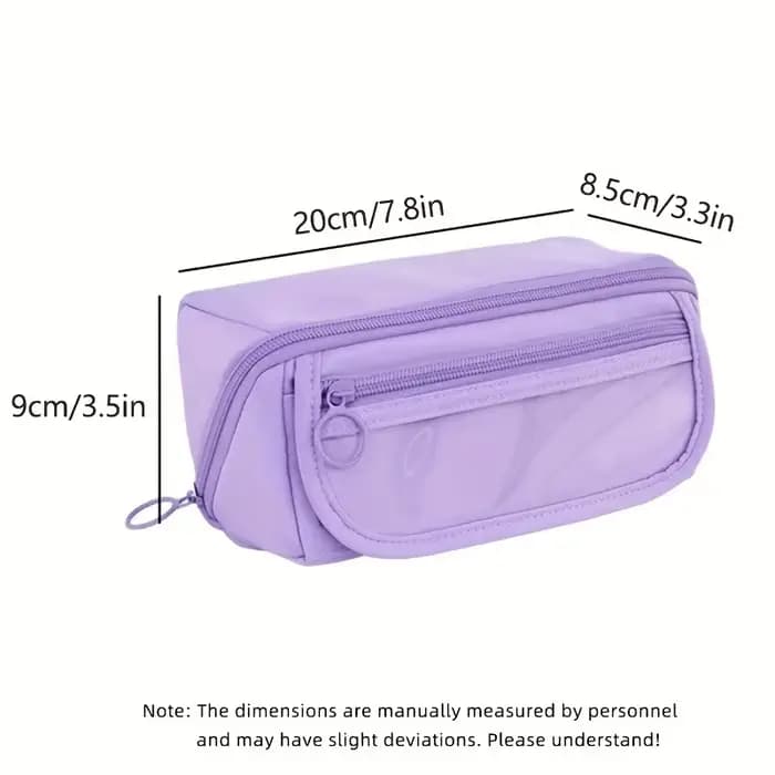 Organisateur de trousse à crayons de grande capacité – Rangement de bureau multi-compartiments pour fournitures