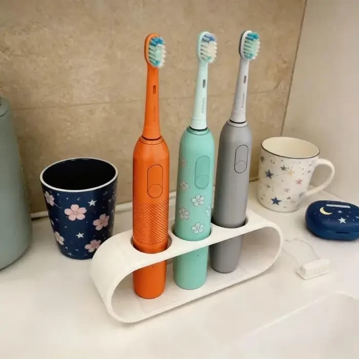 Support pour brosse à dents électrique - Peut accueillir 3 brosses