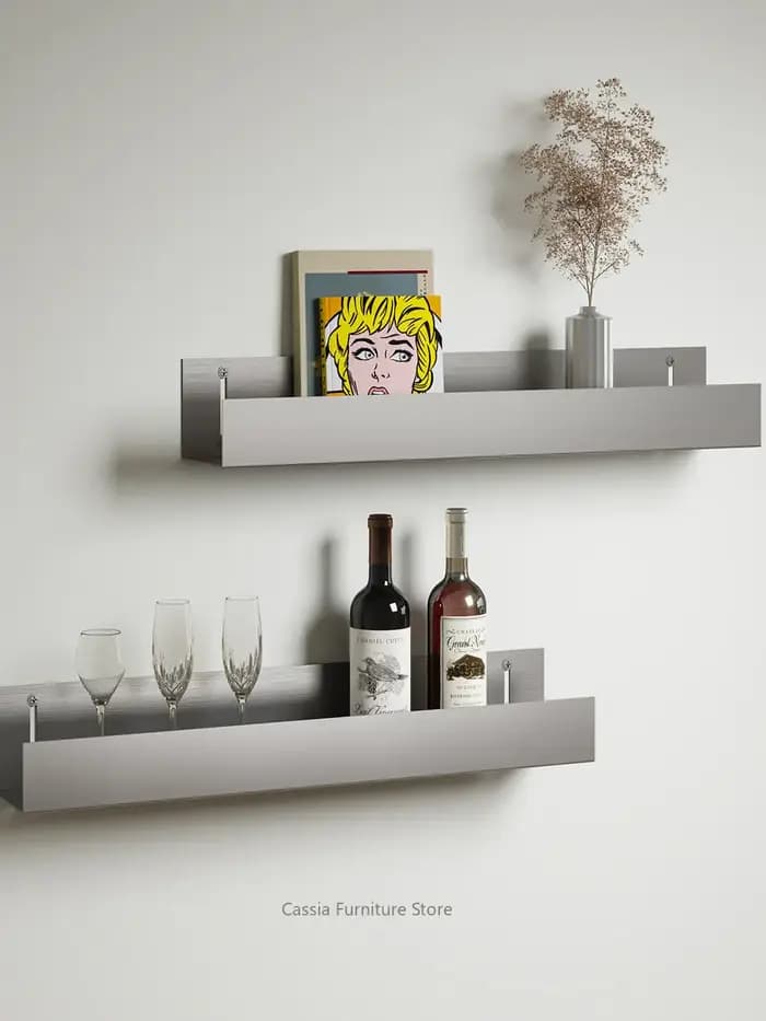 Support mural en acier inoxydable en forme de I