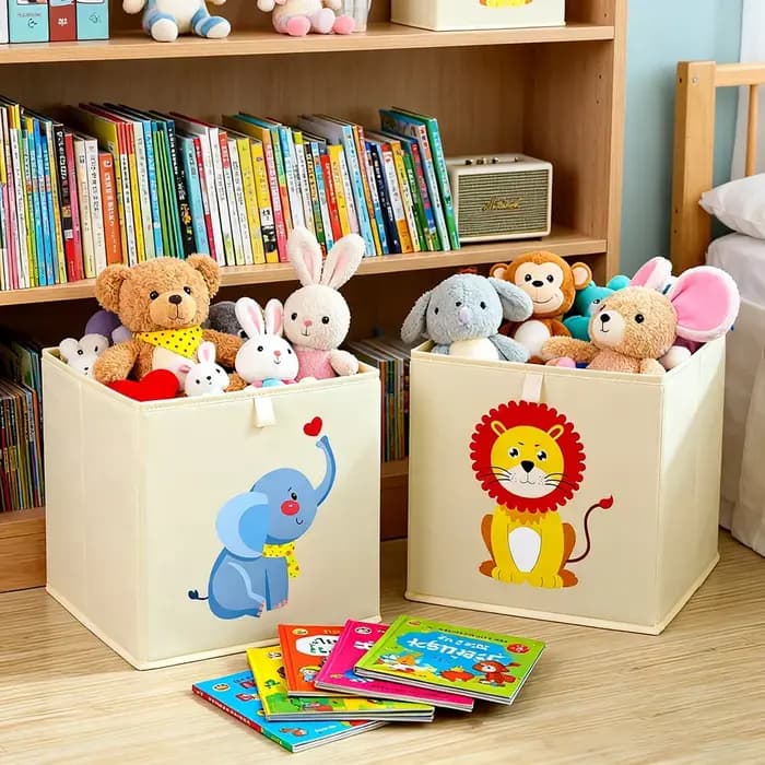 Panier de rangement pliable grande capacité pour jouets d'enfants