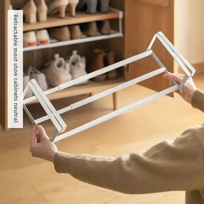 Étagère à chaussures réglable | Organisateur superposable pour économiser de l'espace dans les armoires