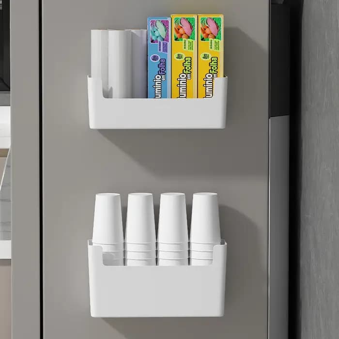 WORTHBUY Armoire murale de rangement en plastique