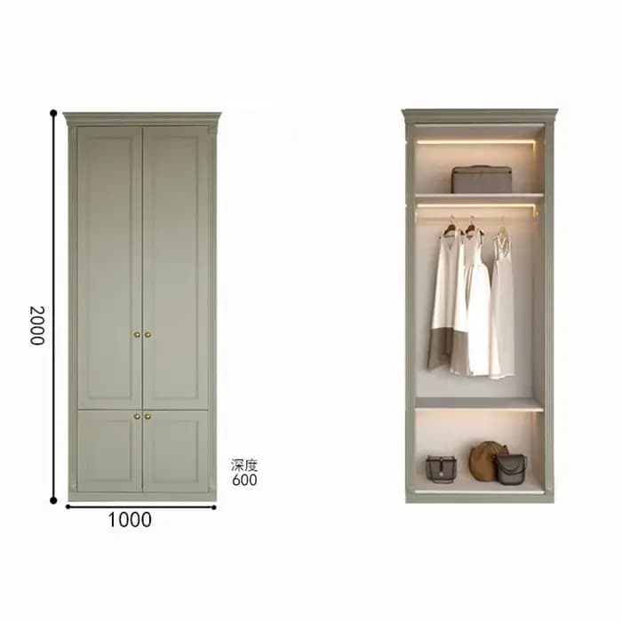 Armoire de style rétro américain