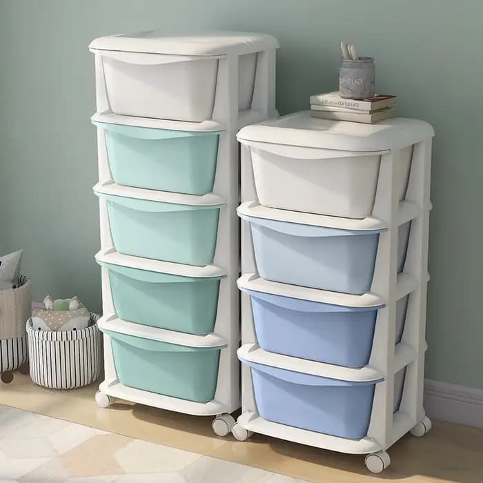 Tiroir en plastique type armoire de rangement multicouche