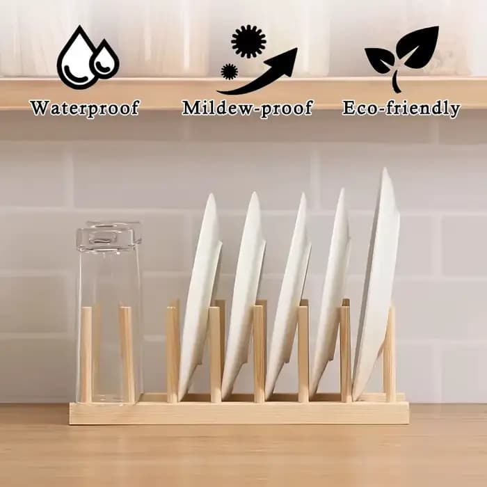 Égouttoir en bois pour cuisine