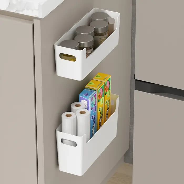 WORTHBUY Armoire murale de rangement en plastique