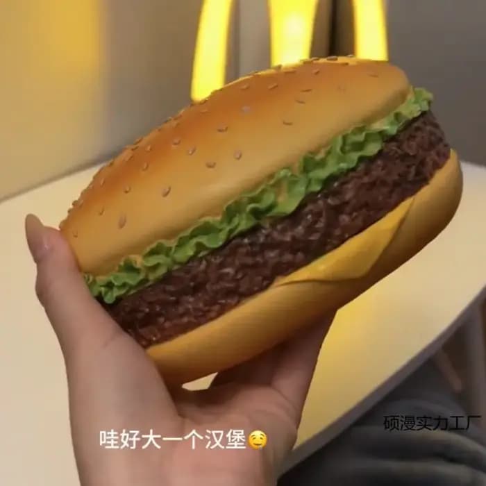 Boîte à mouchoirs créative en forme de Hamburger