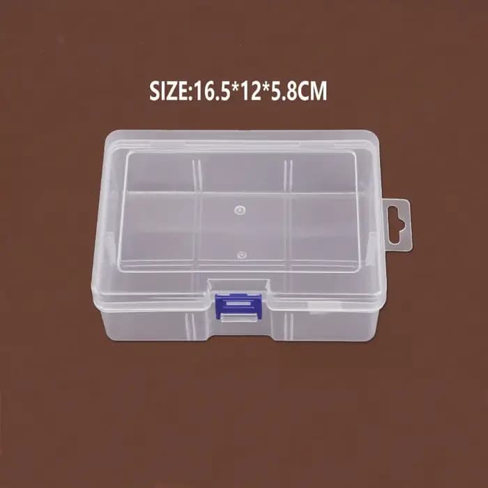 Boîte de conteneurs de stockage en plastique avec couvercle