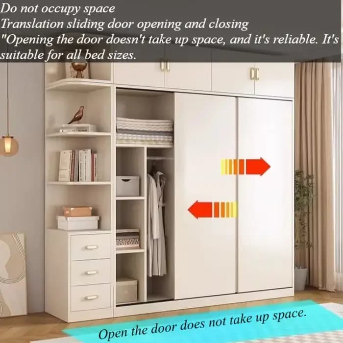 Armoire de luxe anti-poussière sur pied pour adultes