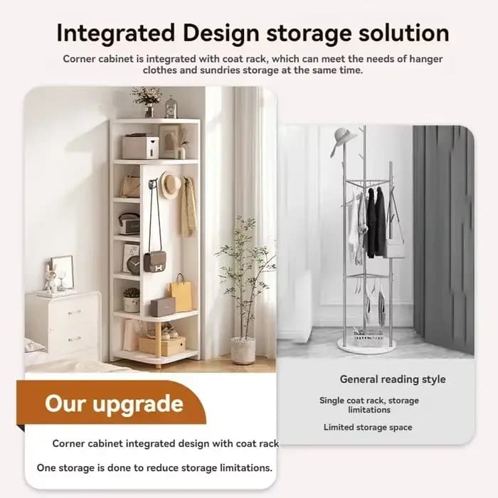 Meuble de rangement d'angle pour la maison