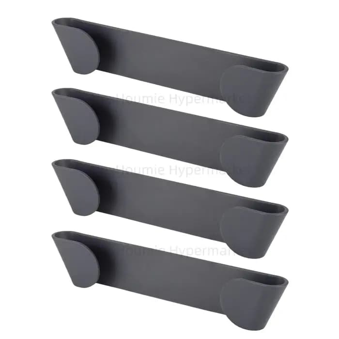 Ensemble de 4 supports de couvercles de casseroles et de casseroles, organisateur de rangement mural