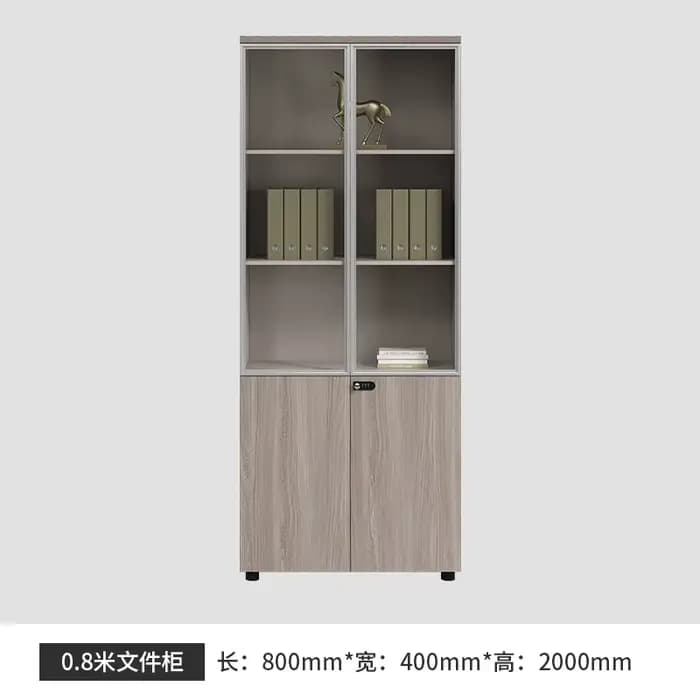 Classeur de bureau, armoire de rangement de fichiers en bois, armoire de bureau, casier avec serrure