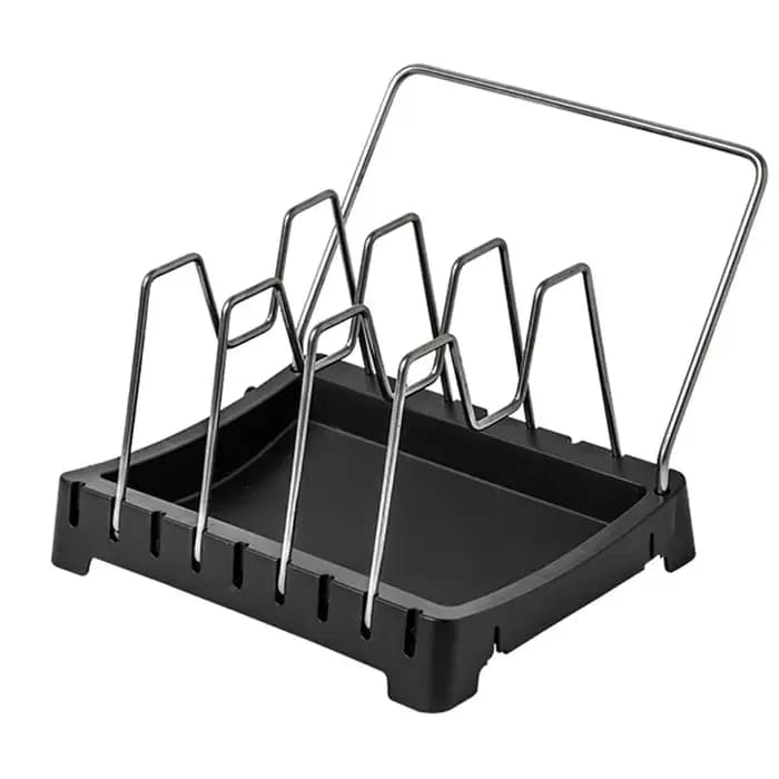 Organisateur de casseroles et poêles à compartiments