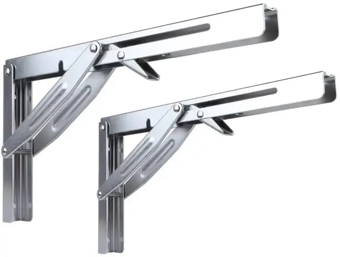 Étagère pliante ou support de Table d'établi, 2 pièces, charge Max. 550lbs