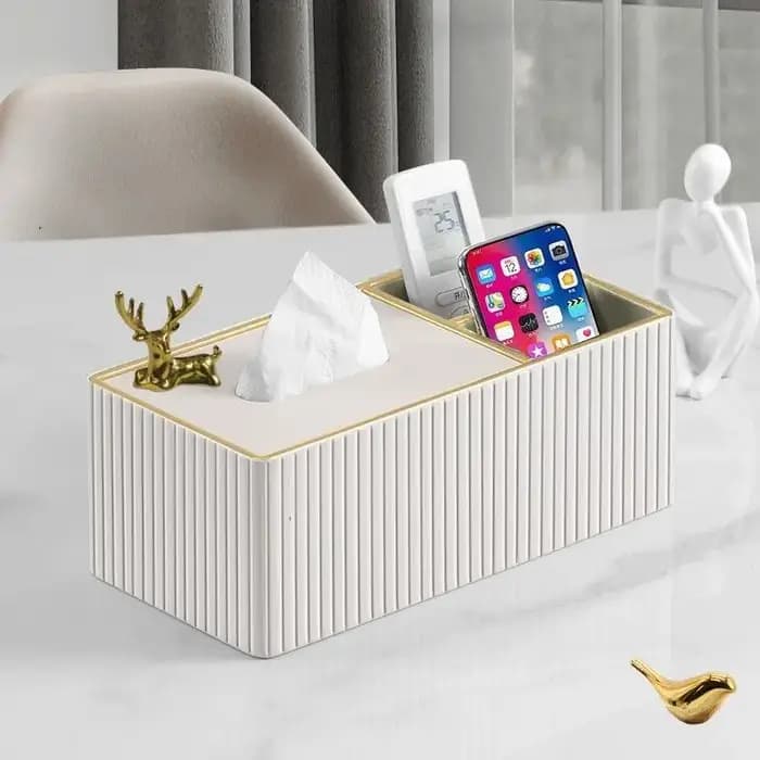 Couverture de boîte à mouchoirs moderne et luxueuse pour le salon