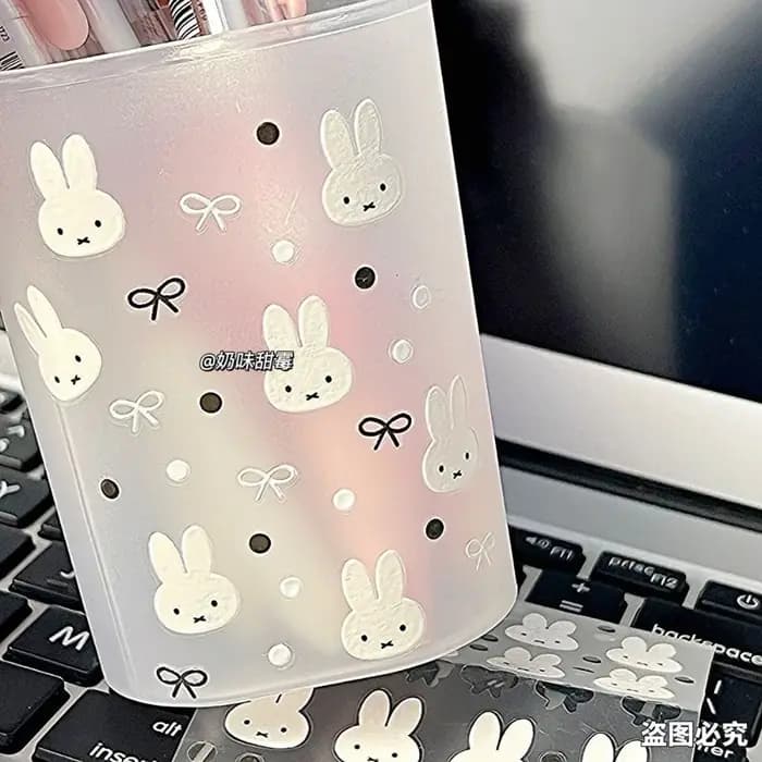 Boîte de rangement Miffy transparente