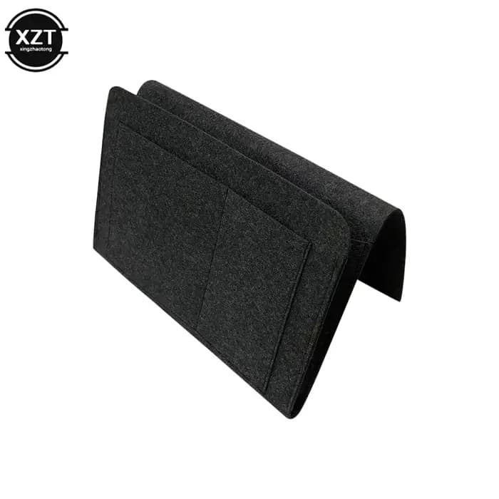 Sac de rangement de chevet en feutre avec poches