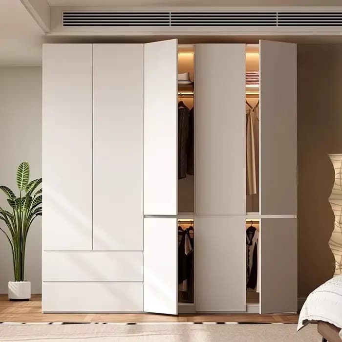 Armoire de Luxe en Métal pour Vêtements