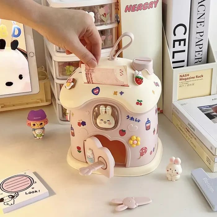 Boîte de rangement créative mignonne pour chambre plus lente