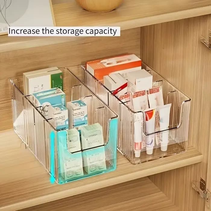 Boîte de rangement de médicaments avec séparateurs
